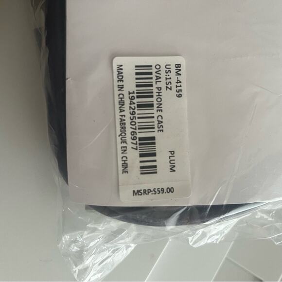 Badgley Mischka Red Phone Crossbody Bag Vegan Leather with Gold Hardware NWT - Picture 5 of 5